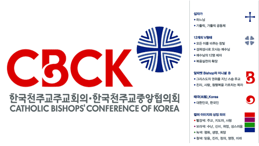 韩国天主教主教团（CBCK）启用新Logo  