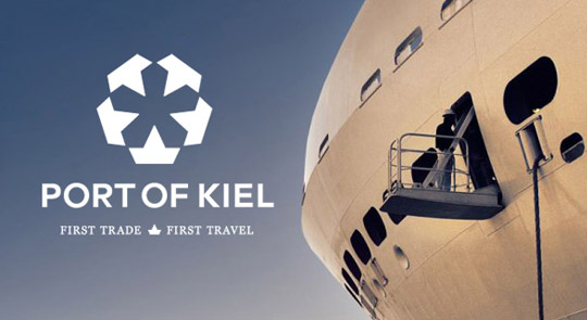 德国基尔港（Port of Kiel）启用新Logo