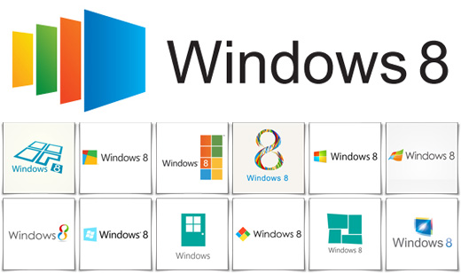 Windows 8 第三方logo设计大赛获奖图案揭晓