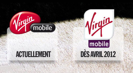 法國移動運營商 維珍移動(Virgin Mobile)啟用新Logo