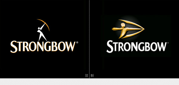 StrongBow（强弓）苹果啤酒新标志和新包装