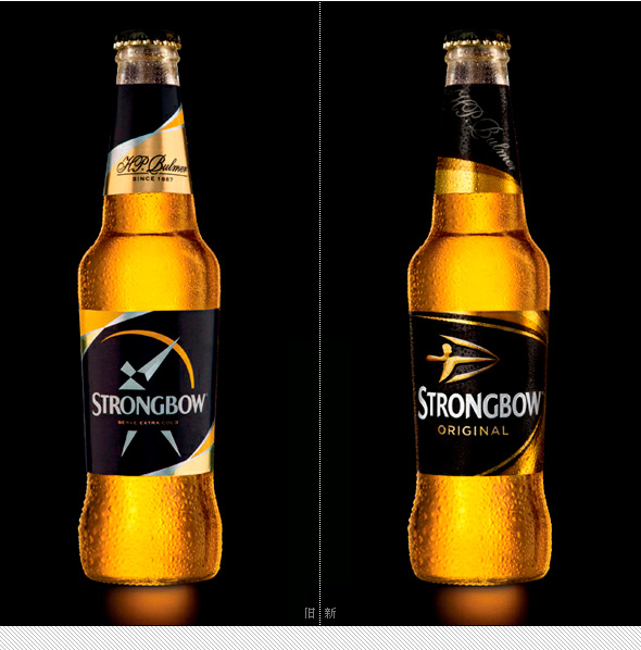 StrongBow（强弓）苹果啤酒新标志和新包装