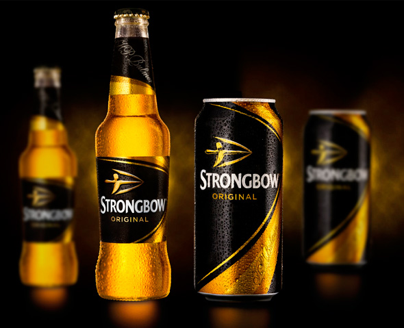 StrongBow（强弓）苹果啤酒新标志和新包装