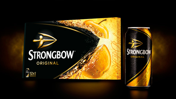 StrongBow（强弓）苹果啤酒新标志和新包装