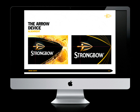 StrongBow（强弓）苹果啤酒新标志和新包装