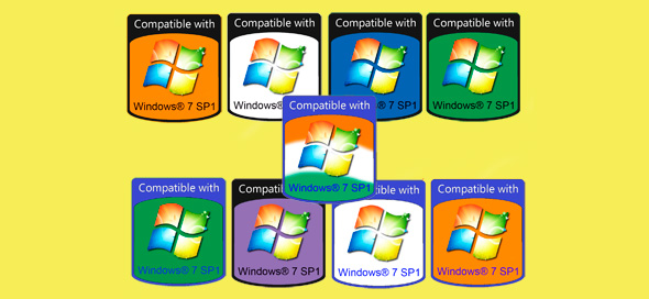 Windows 7兼容Logo