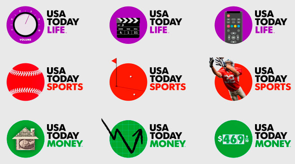 今日美國（USA Today）報啟用新Logo