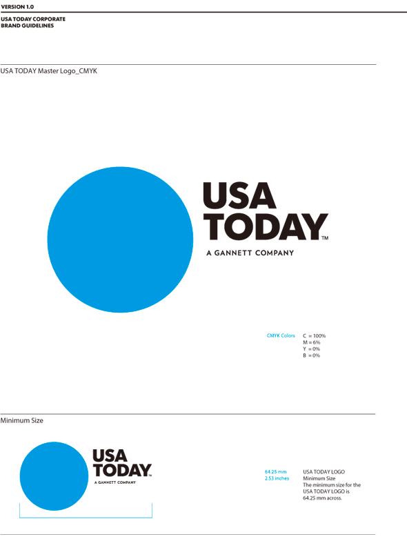 美国今日美国（USA Today）报启用新Logo