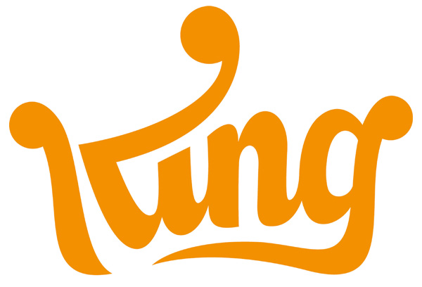 欧洲休闲社交游戏开发商King启用新LOGO