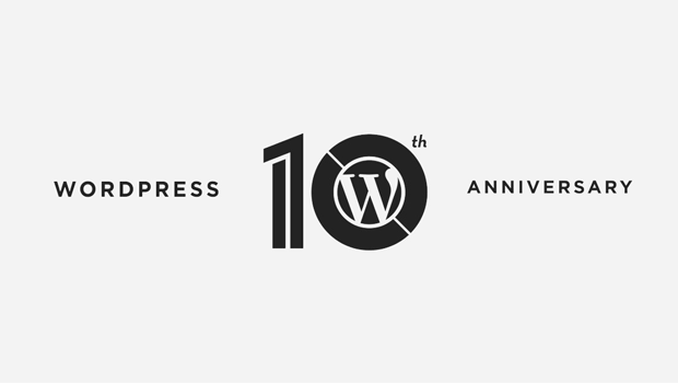 WordPress推出10周年纪念Logo和T恤