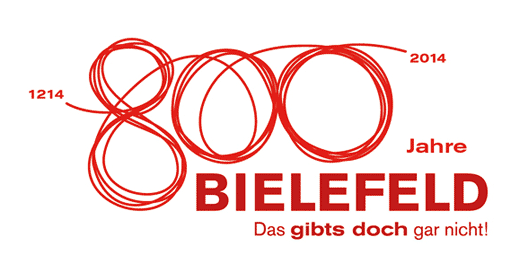 德國比勒費爾德市(Bielefeld)建立800周年慶祝標誌