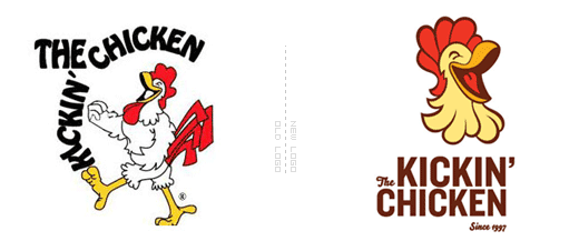 美国加州餐厅连锁店The Kickin’Chicken新标志